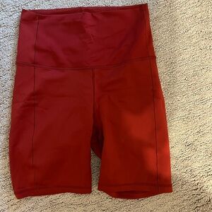 Left on Friday women’s size medium orange biker shorts